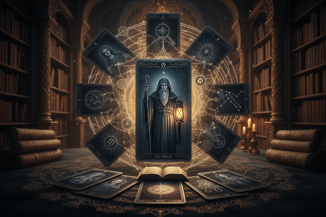 The Hermit + Other Cards: 78 Combination Meanings