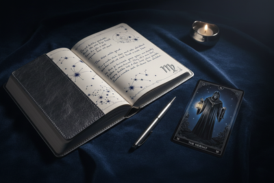 The Hermit Tarot Journal Prompts: 30 Days of Solitude