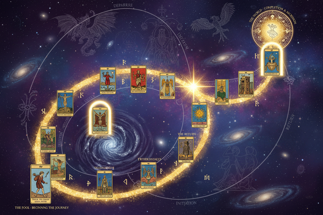The Hero's Journey in the Major Arcana: Campbell Meets Tarot - Nicole's ritual universe