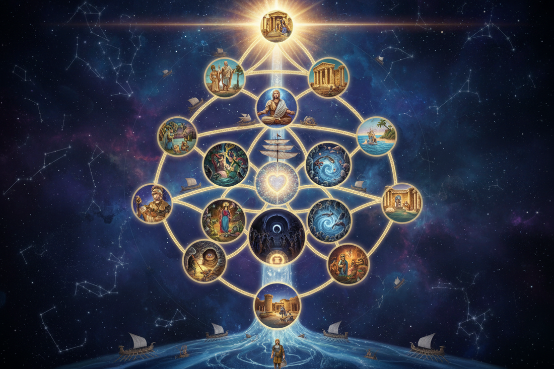 The Hero's Journey × Pathworking: Odysseus Climbs the Tree of Life - Nicole's ritual universe
