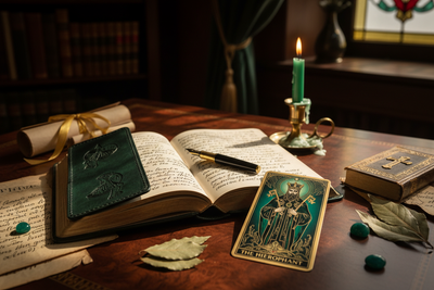 The Hierophant Tarot Journal Prompts: 30 Days of Wisdom