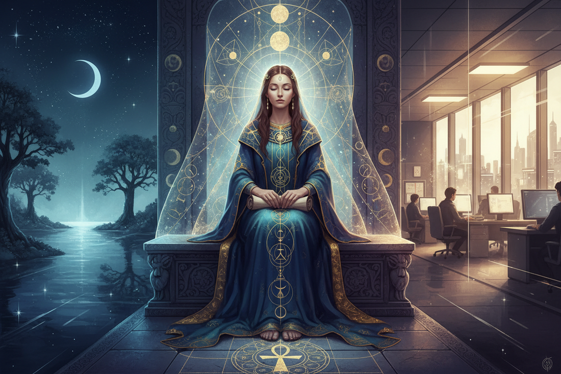 The High Priestess Career: When to Wait and When to Act