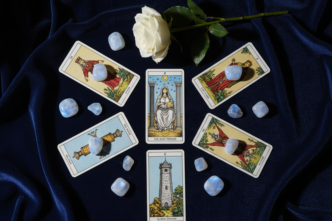 The High Priestess in a Love Reading: What She's Really Telling You