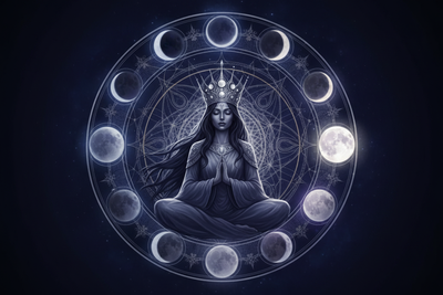 The High Priestess & Moon Phases: A Monthly Intuition Practice