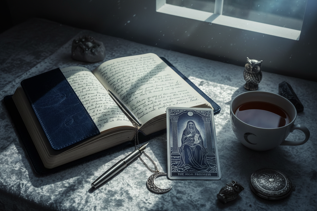 The High Priestess Tarot Journal Prompts: 30 Days of Intuition - Nicole's ritual universe