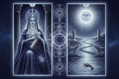 The High Priestess + The Moon Combination Reading