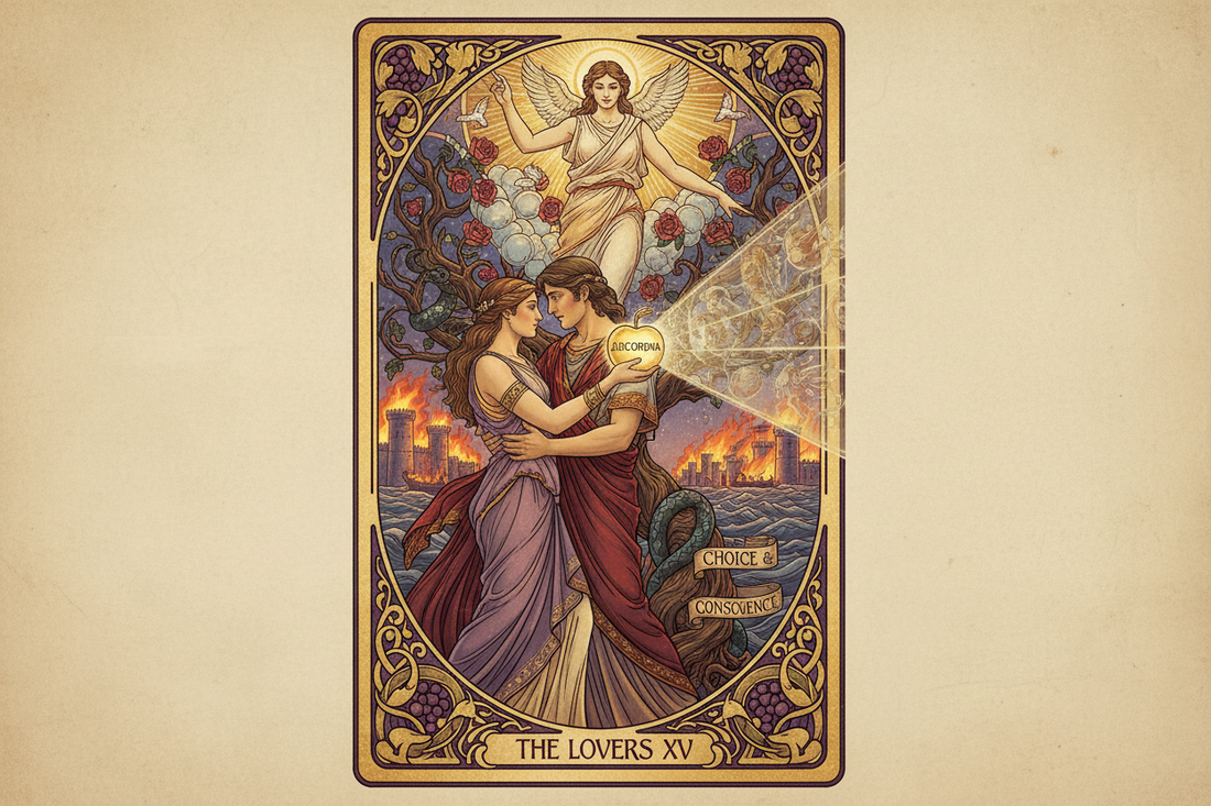The Lovers as Paris & Helen: Choice, Desire & Consequence - Nicole's ritual universe