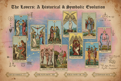 The Lovers Tarot Art History: Symbolism Across Decks