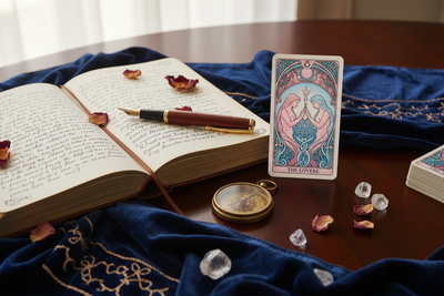 The Lovers Tarot Journal Prompts: 30 Days of Choice