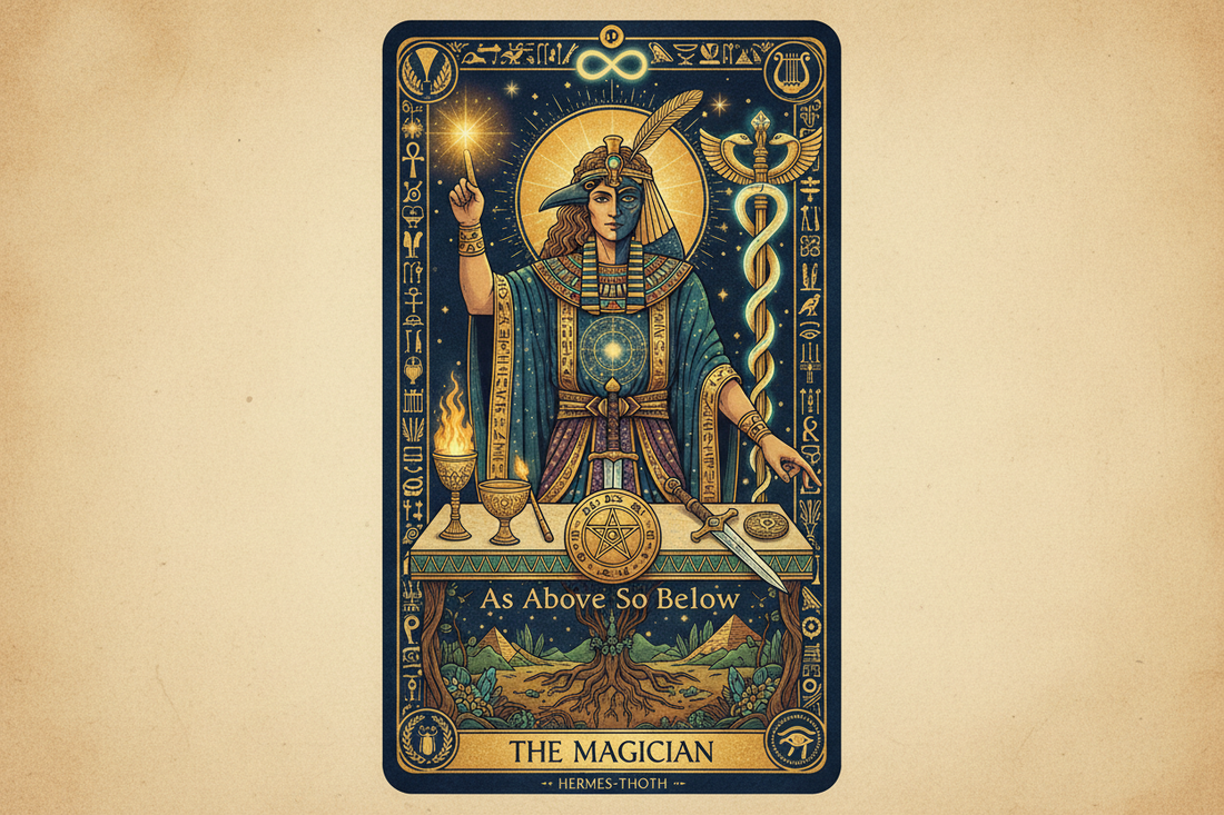 The Magician as Hermes/Thoth: 'As Above, So Below' - Nicole's ritual universe