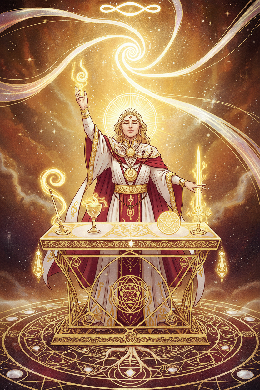 The Magician (Light Path): Tarot Card Meaning, Ritual & Meditation Nicole's ritual universe