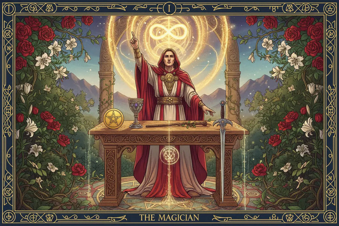 The Magician Tarot Card: Manifestation & Willpower Mastery - Nicole's ritual universe