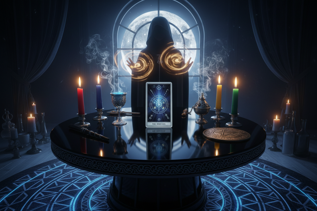The Magician Tarot Ritual: Full Moon Manifestation - Nicole's ritual universe