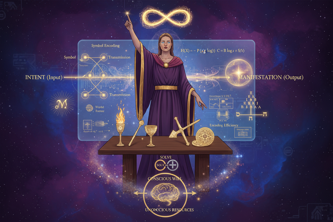 The Magician (I): Intention & Manifestation as Information Theory
