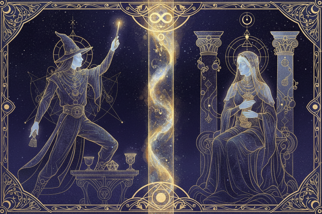 The Magician + The High Priestess Tarot: The Sacred Union Reading ...