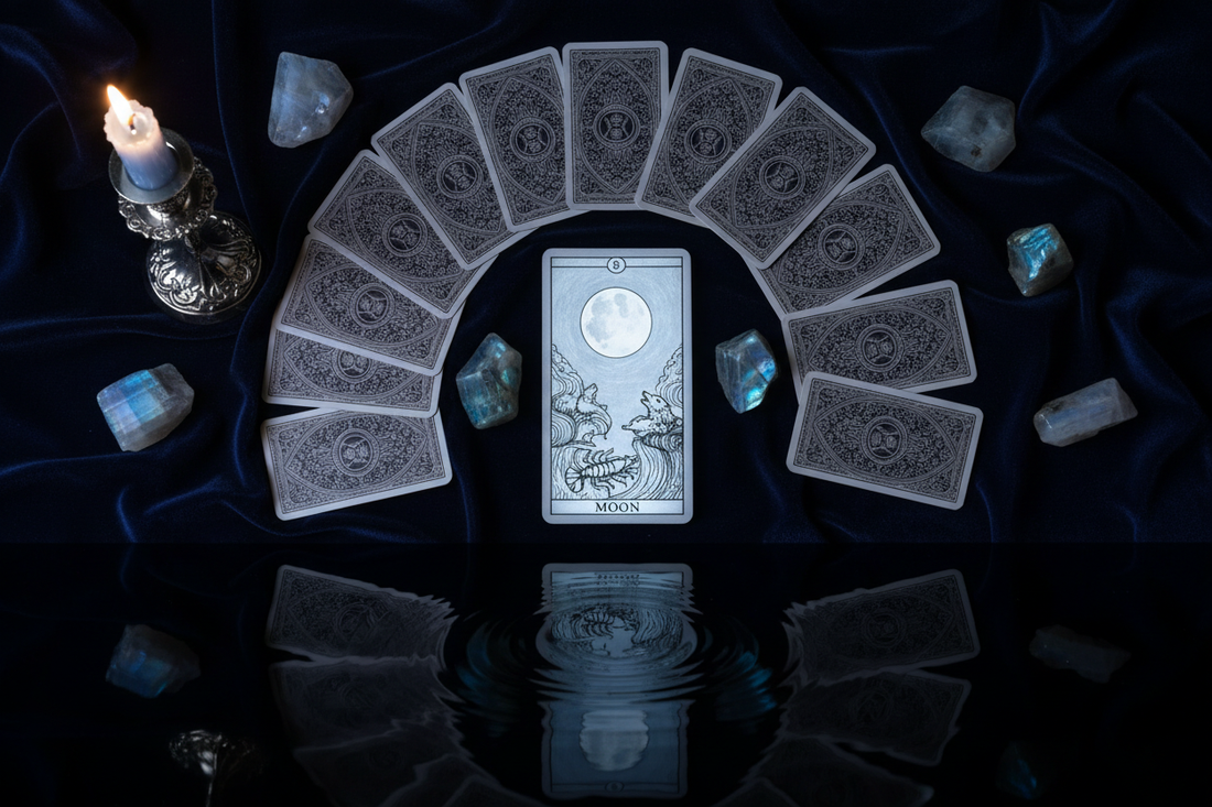 The Moon Card and Anxiety: Using Tarot to Understand Your Subconscious Fears