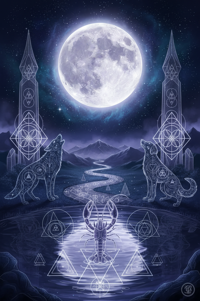 The Moon (Light Path): Tarot Card Meaning, Ritual & Meditation