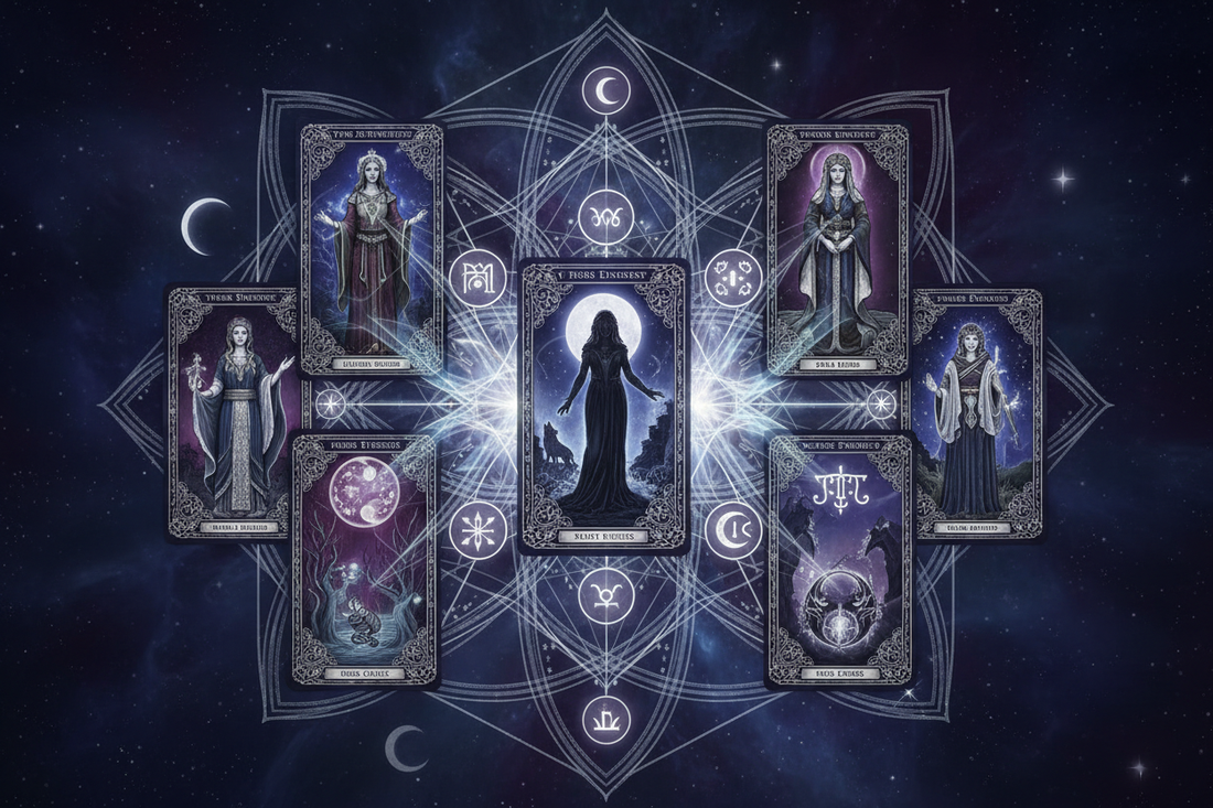 The Moon + Other Cards: 78 Combination Meanings