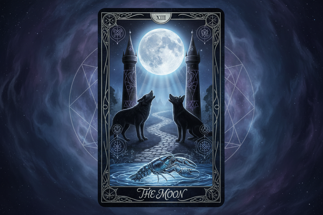 The Moon Tarot Card: Complete Guide to Meaning & Symbolism