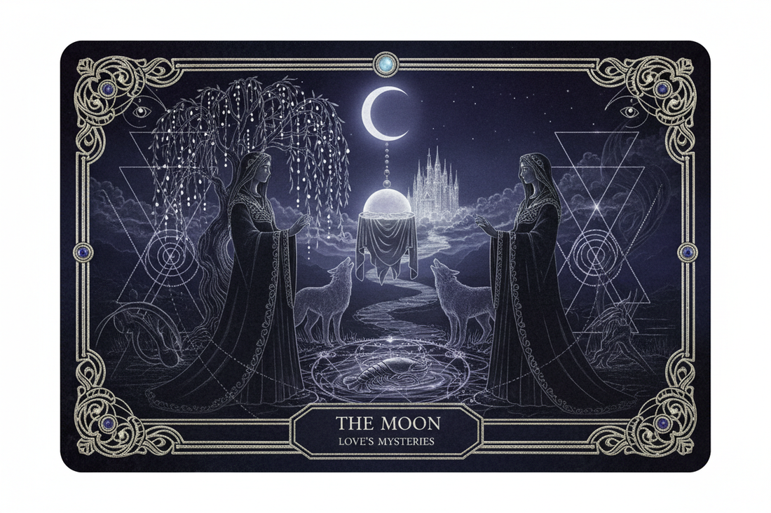 The Moon Tarot in Love Readings: What It Really Means - Nicole's ritual universe