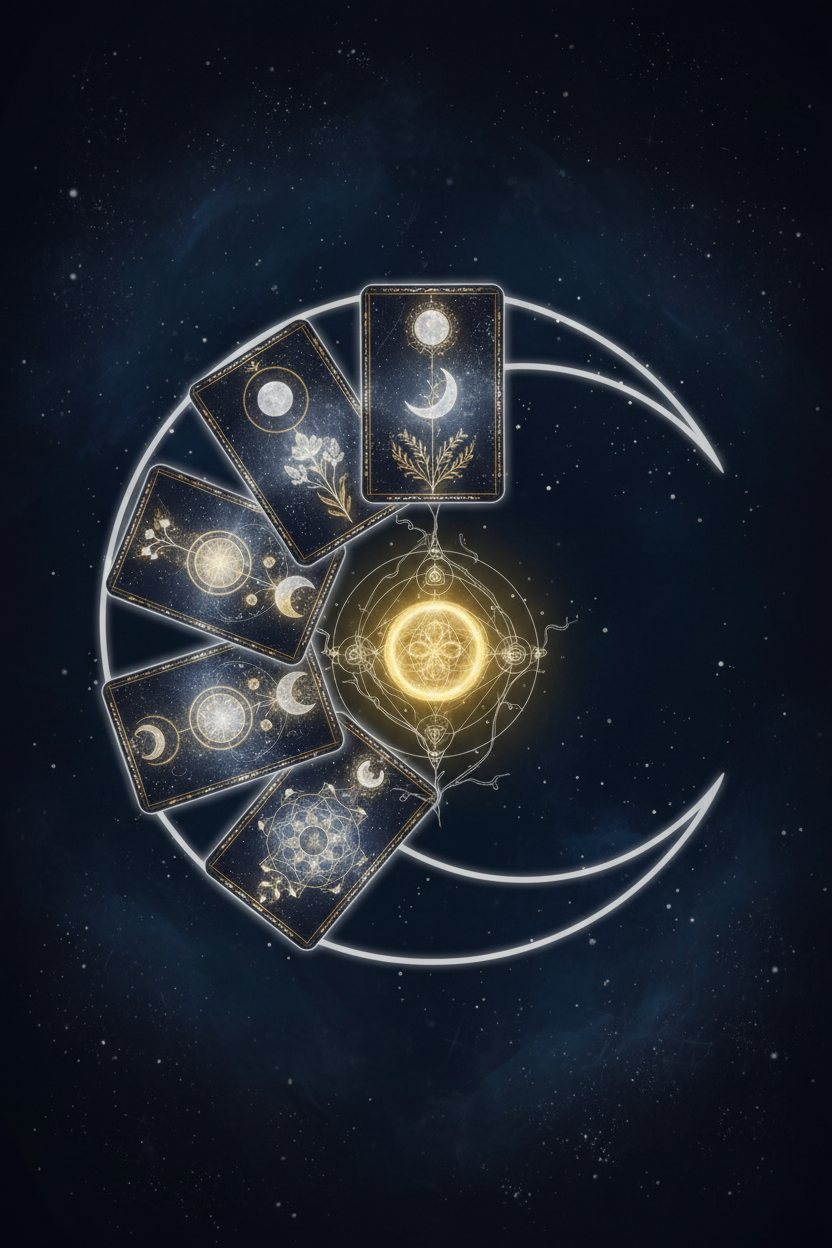 The New Moon Joy Spread: Planting Seeds of Delight Nicole's ritual universe
