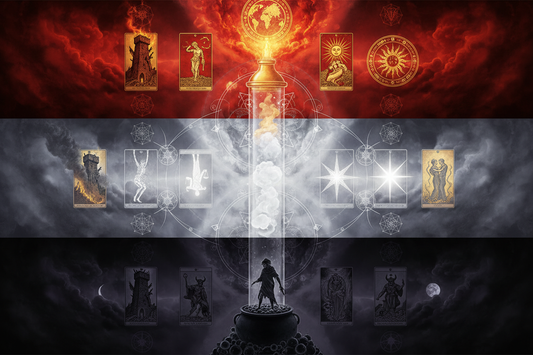 The Nigredo, Albedo, Rubedo × Tarot: The Three Great Phases