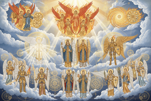 The Nine Choirs of Angels: Celestial Hierarchy from Seraphim to Angels