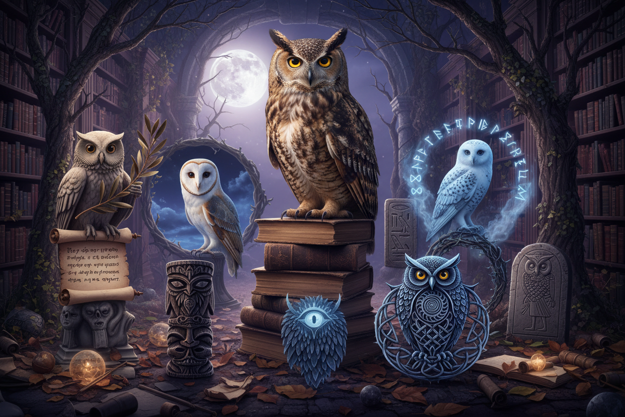 The Owl: Athena's Companion, Night Vision & Hidden Knowledge - Complete ...
