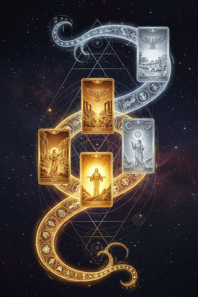 The Past Life Spread: Wisdom Across Lifetimes