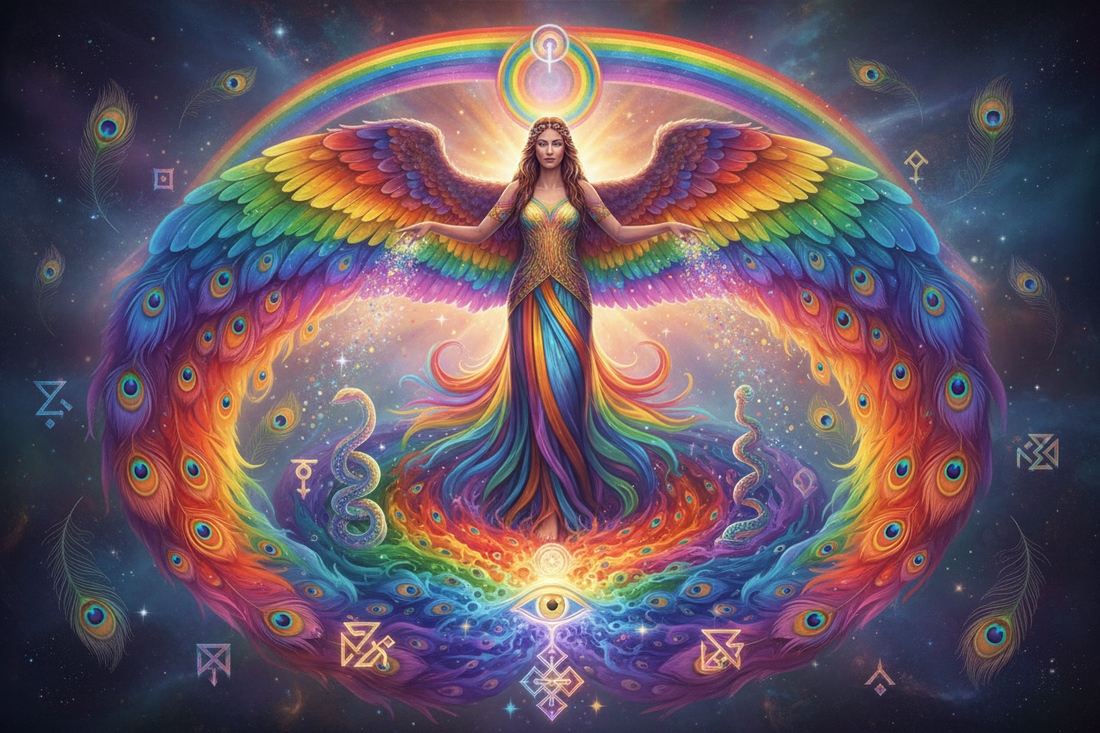 The Peacock's Tail: Iris' Rainbow & Iridescence Stage