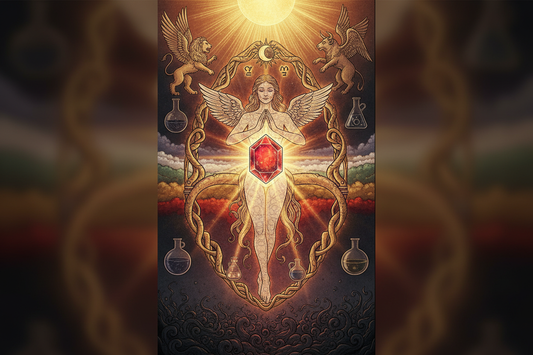 The Philosopher's Stone × The World Card: Embodied Enlightenment