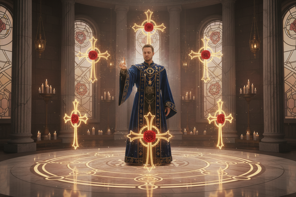 The Rose Cross Ritual: Creating Sacred Space - Golden Dawn Protection ...