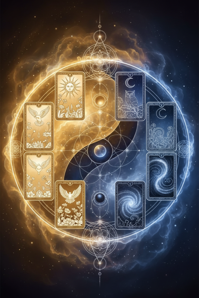 The Shadow Integration Spread: Light Holding Dark Nicole's ritual universe