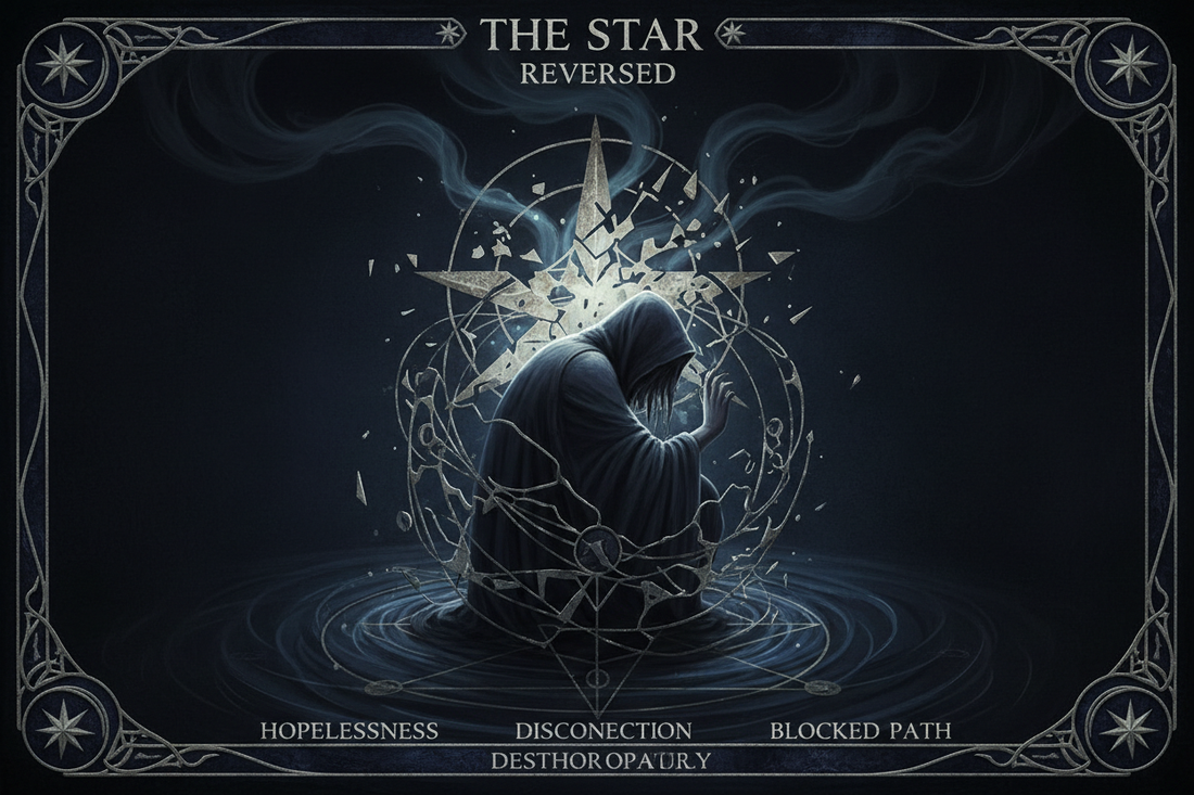 The Star Reversed: Shadow Side & Blocked Intuition