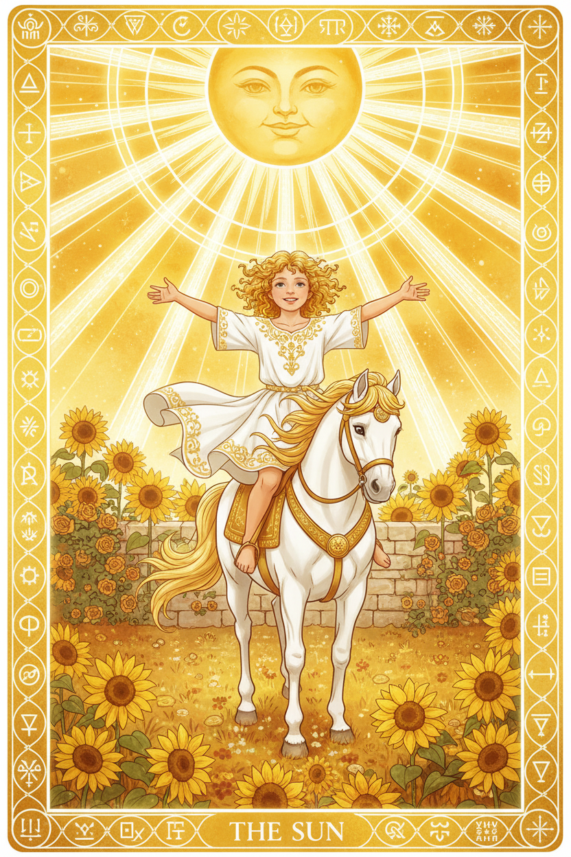 The Sun (Light Path): Tarot Card Meaning, Ritual & Meditation Nicole's ritual universe