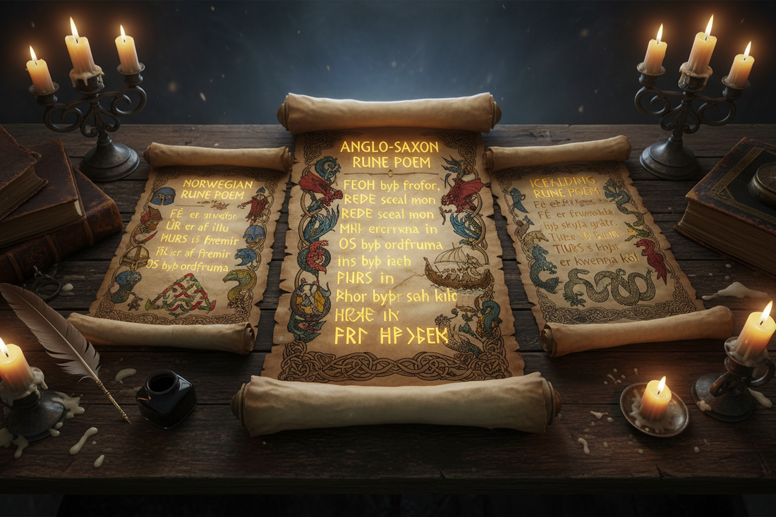 The Three Ancient Rune Poems: Anglo-Saxon, Norwegian & Icelandic