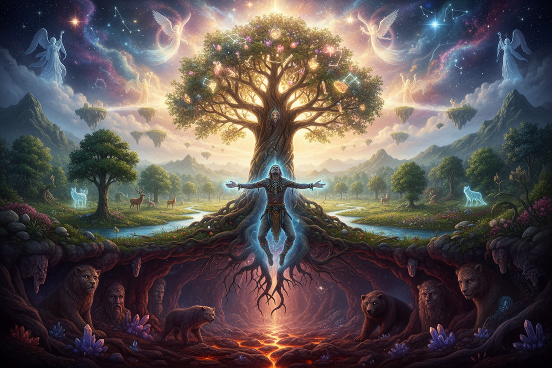 Upper World, Middle World, Lower World: The Three Realms - Nicole's ritual universe