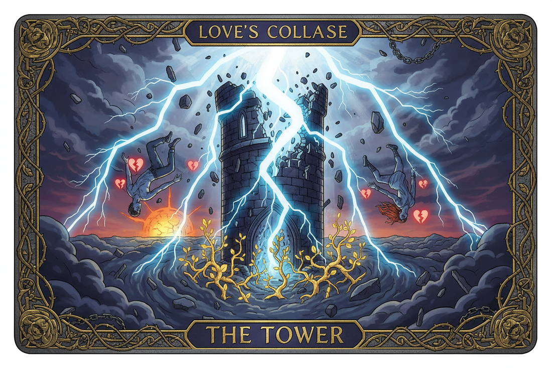 The Tower in Love: When Relationships Collapse Suddenly - Nicole's ritual universe