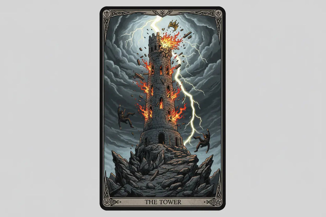 The Tower Tarot Card: Necessary Destruction & Revelation - Nicole's ritual universe