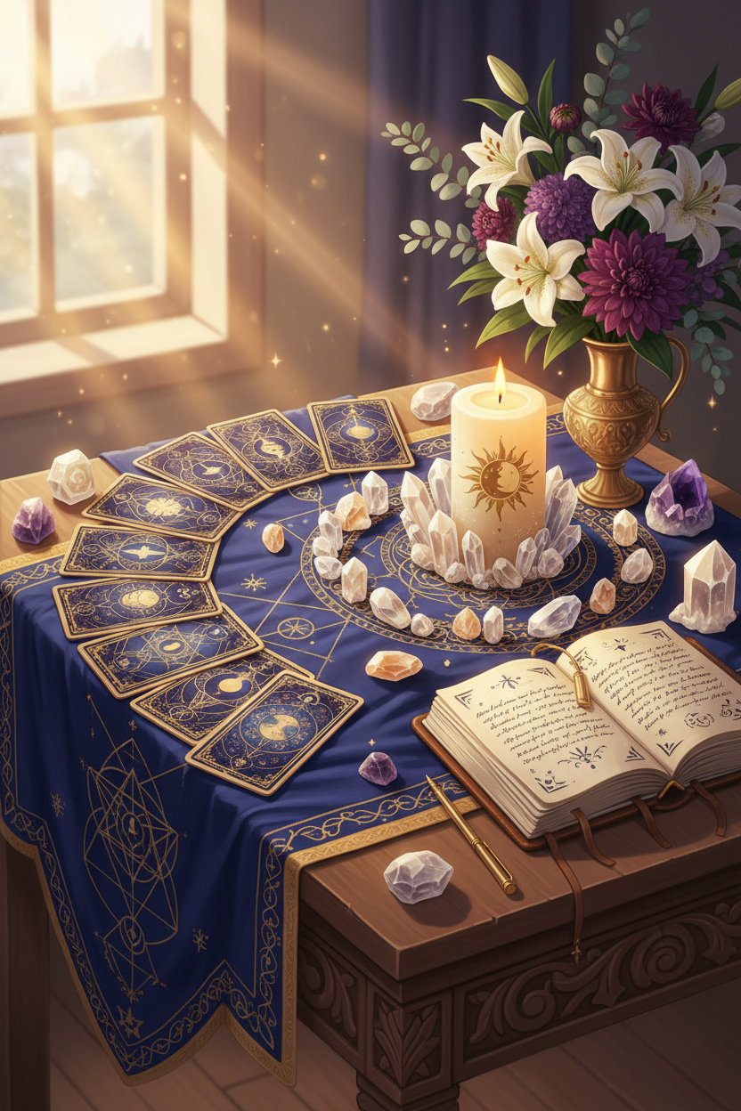 The Weekly Light Path Tarot Ritual: Your Sunday Practice Nicole's ritual universe