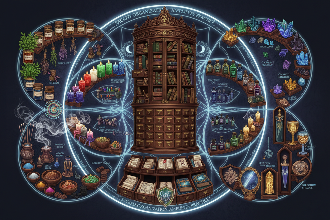 The Witch's Apothecary: Organizing Magical Tools - Nicole's ritual universe