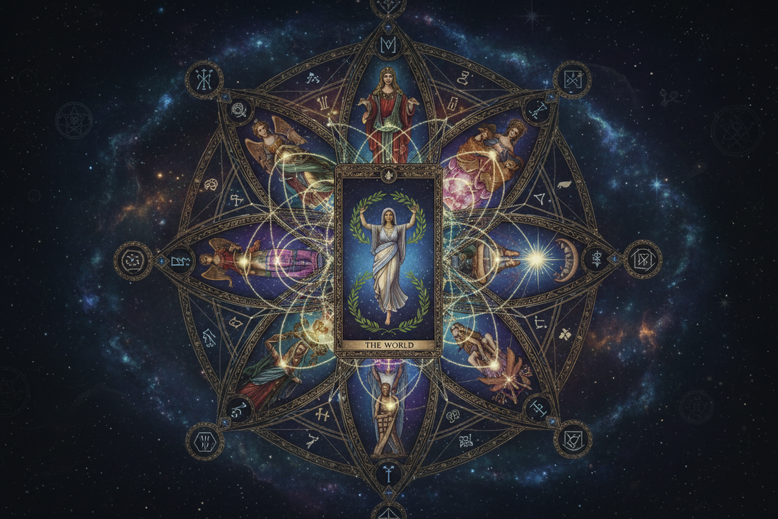 The World + Other Cards: 78 Combination Meanings