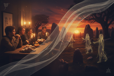 Samhain Folklore: Thin Veil Legends, Soul Cakes, and Ancestor Stories
