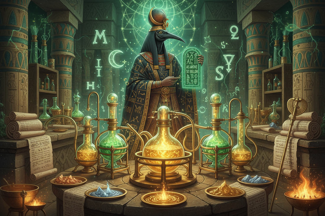Thoth + Alchemy: Egyptian Hermetics - Nicole's ritual universe