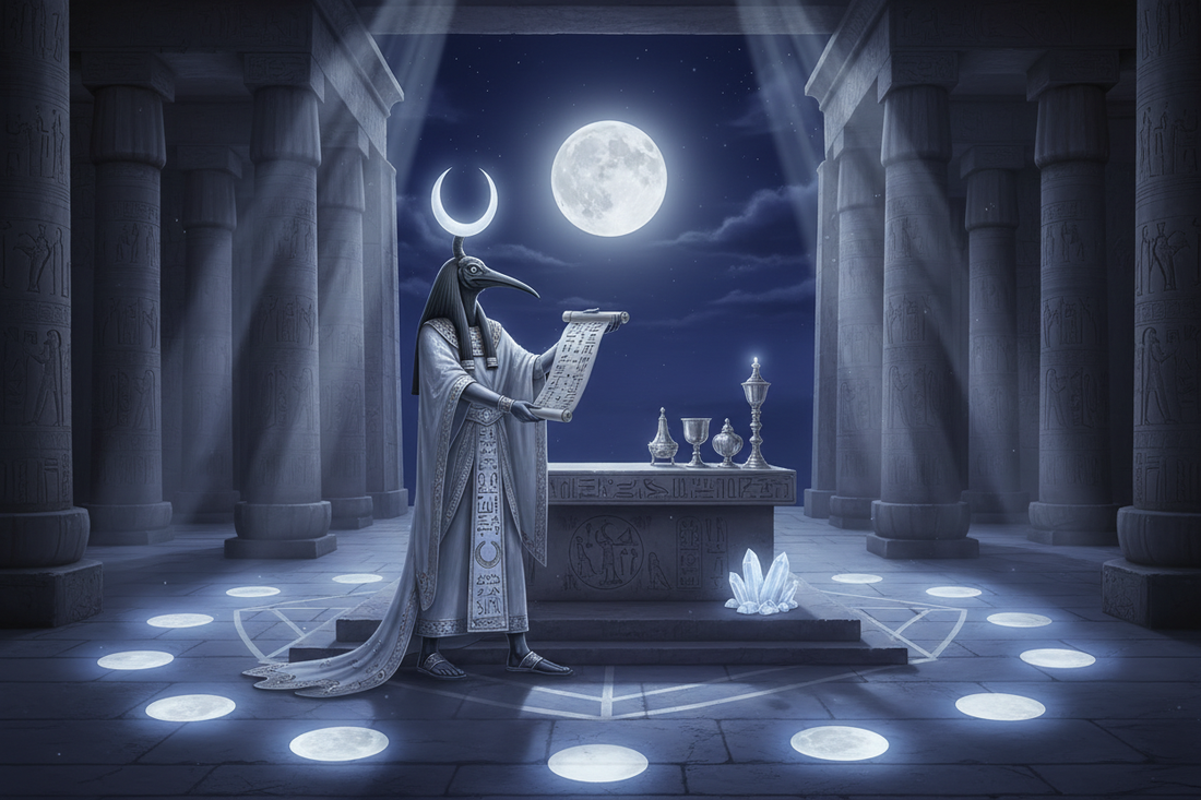 Thoth + Moon Magic: Lunar Wisdom - Nicole's ritual universe