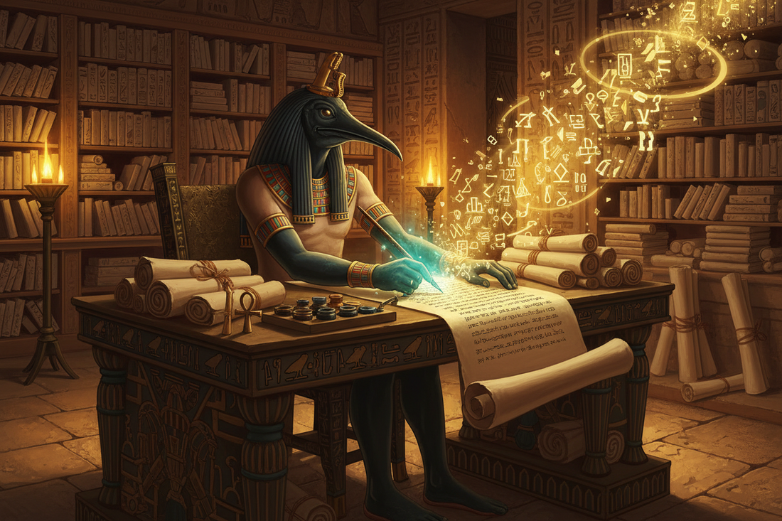 Thoth + Writing: Sacred Scribing - Nicole's ritual universe