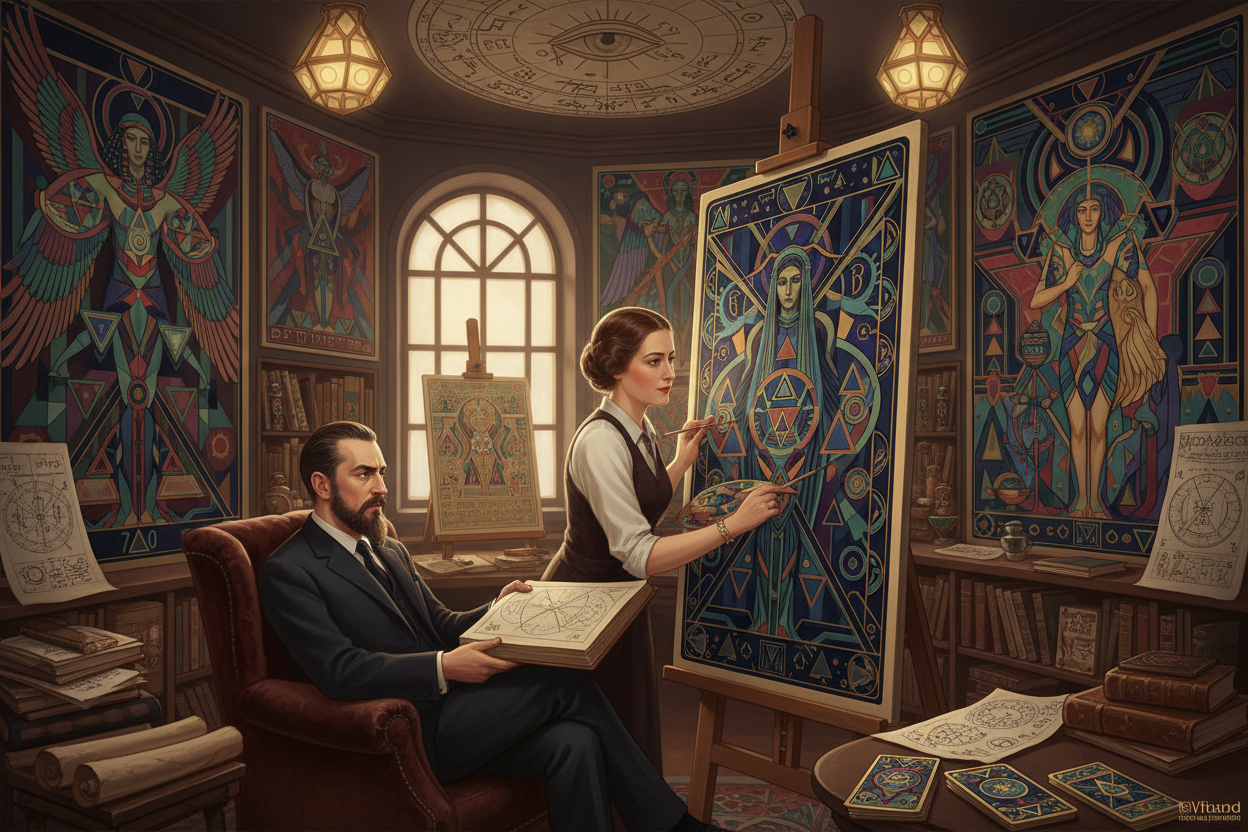 Thoth Tarot: Aleister Crowley and Lady Frieda Harris - Complete History ...
