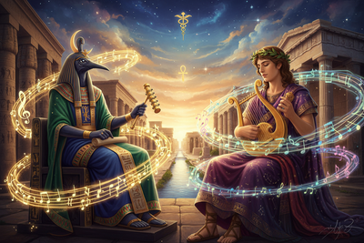 Thoth vs Orpheus: Divine Musicians