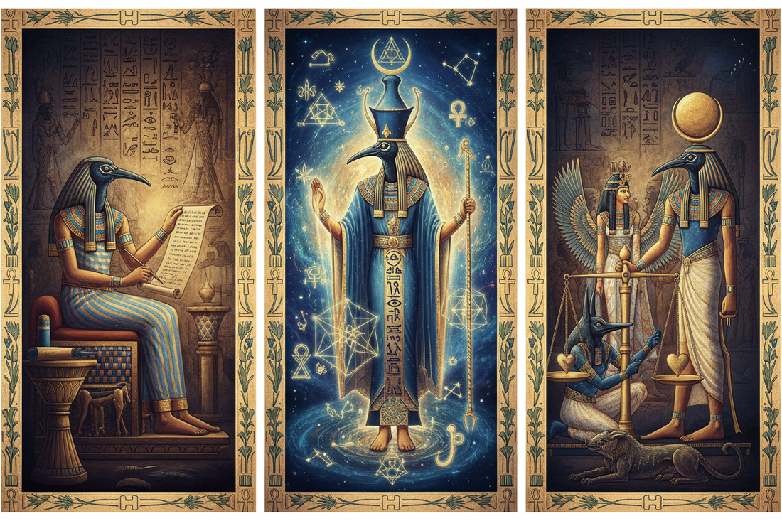 Thoth's Roles: Scribe, Magician, Judge - Nicole's ritual universe