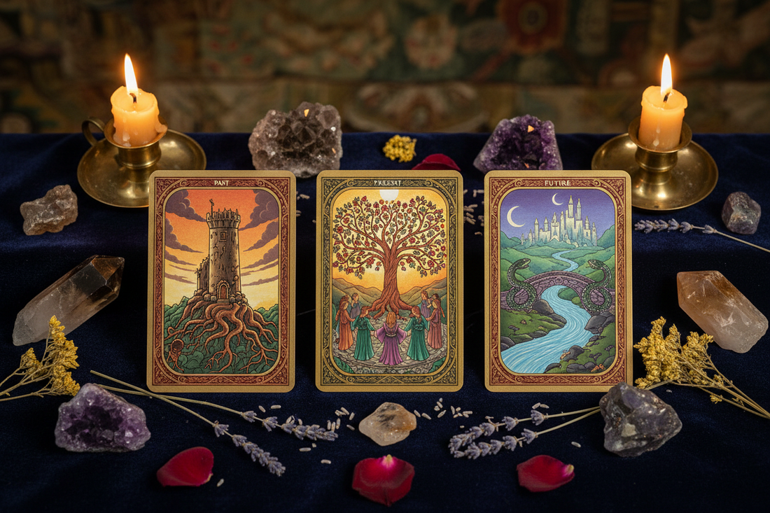 The Three-Card Tarot Spread: Past Present Future & 10 Other Powerful Variations Nicole's ritual universe
